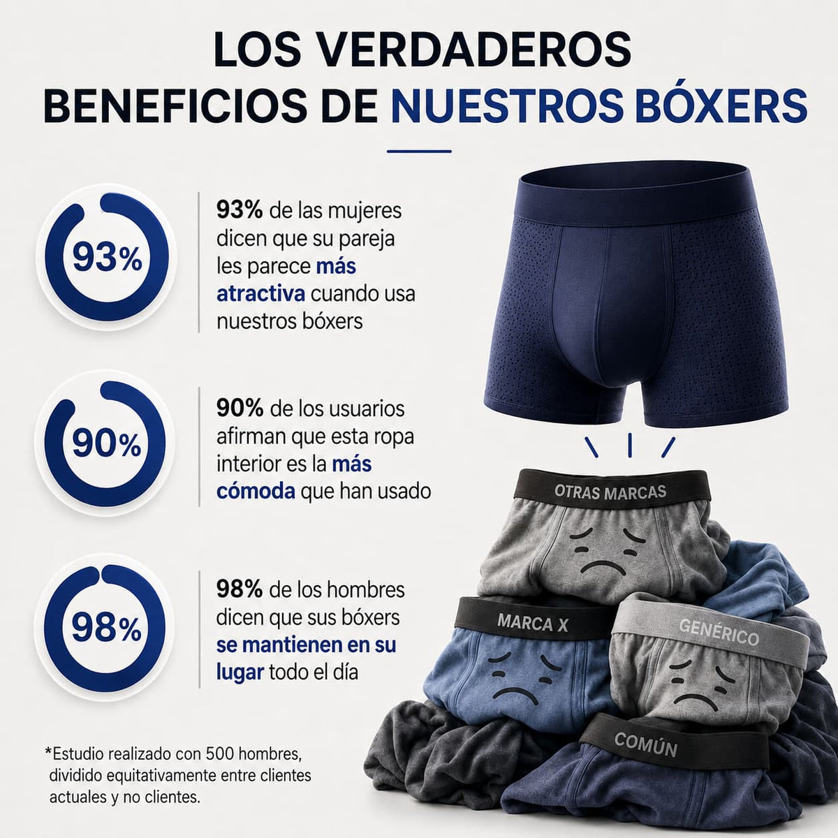Kit 10 bóxers de fibra de bambú - Paga 5 y llévate 10